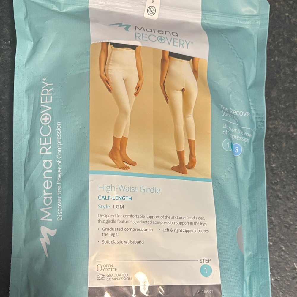 Marena Recovery Girdle Black Small